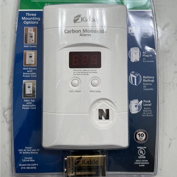 NEW KIDEE CARBON MONOXIDE ALARM - Picture 2 of 4